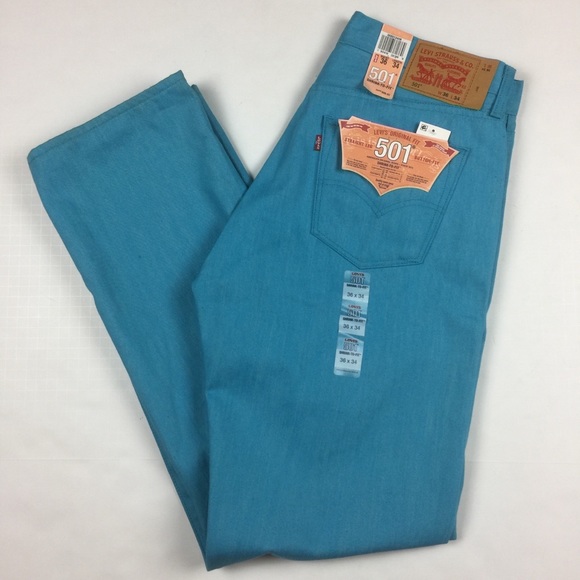 Levi's Other - 501 LEVIS STRAIGHT BUTTON FLY JEANS SHRINK TO FIT
